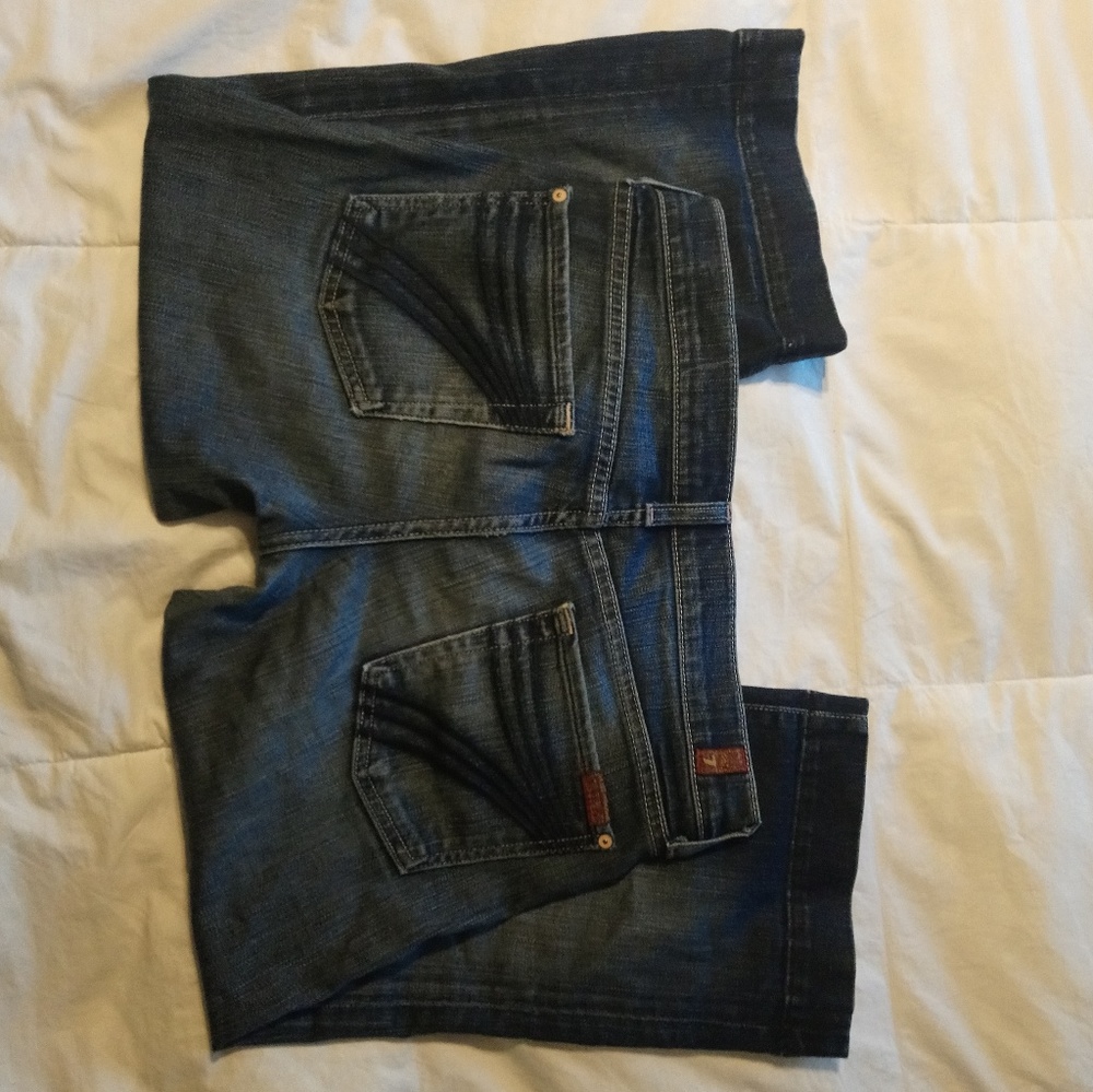 7 For All Mankind Dojo Crop Jeans - Picture 5 of 5